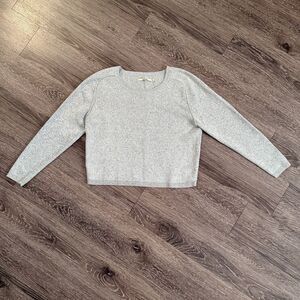 J Brand Marbled Grey Sweater